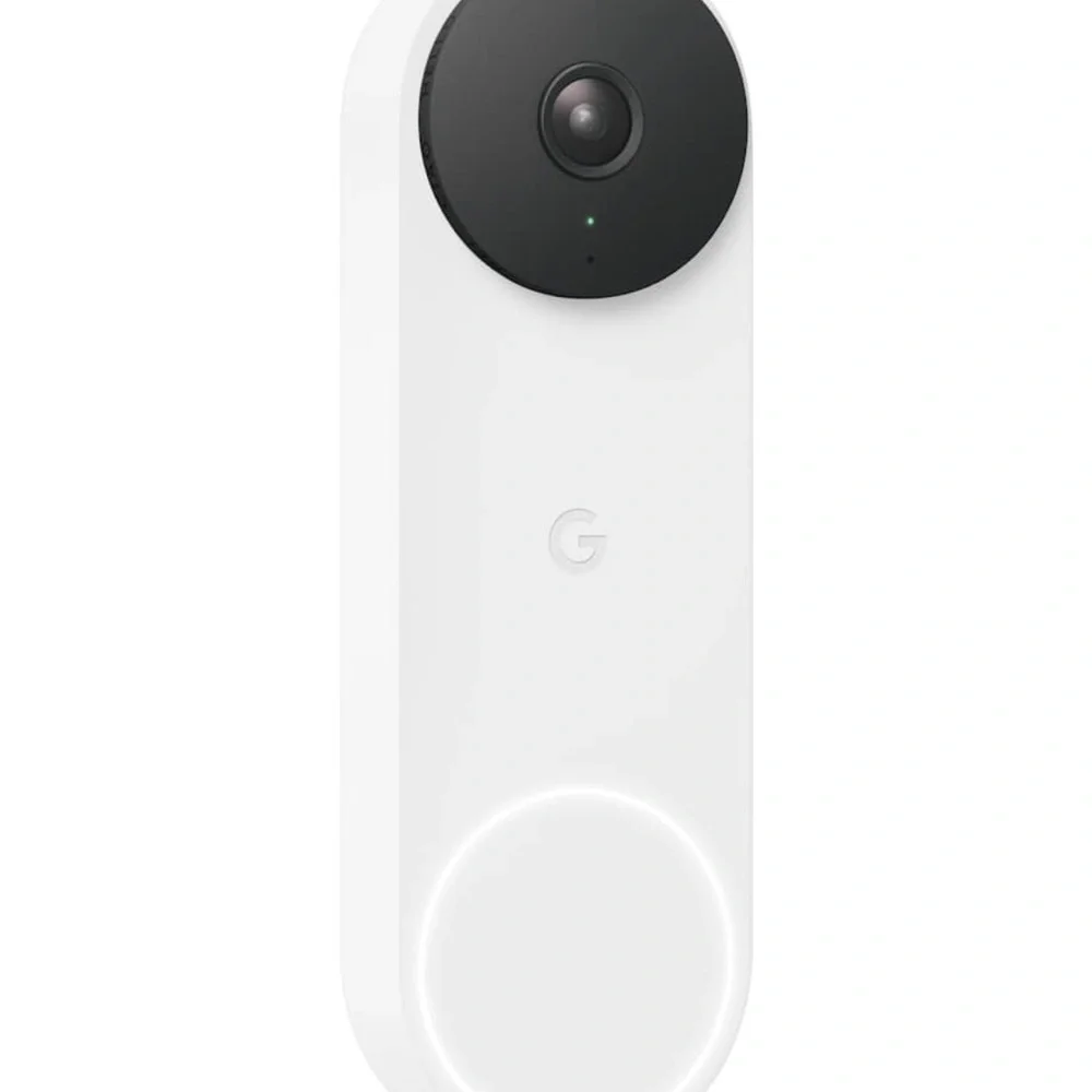 Google - Nest Doorbell Wired (2nd Generation) - Snow